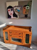 art deco amsterdamse school vitrine kast, Ophalen of Verzenden