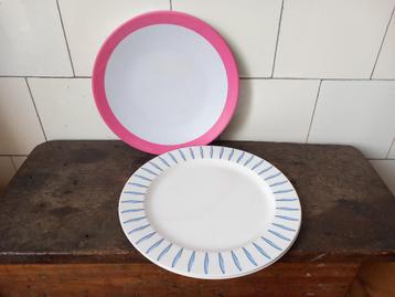 set vintage melamine mepal borden 4x camping buiten servies beschikbaar voor biedingen