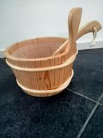 Sauna emmer met opgietlepel, Ophalen of Verzenden, Zo goed als nieuw