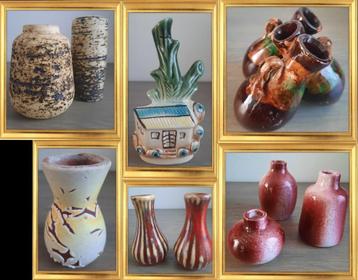 10 verschillende leuke vaasjes beschikbaar voor biedingen