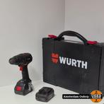 Wurth BS 18-a Compact  | 2X 18v 4.0ah | zonder lader | nette, Zo goed als nieuw