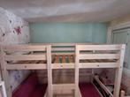 Hoogslaper met zitje,, Huis en Inrichting, Slaapkamer | Stapelbedden en Hoogslapers, Ophalen, Gebruikt, Eenpersoons, 200 cm