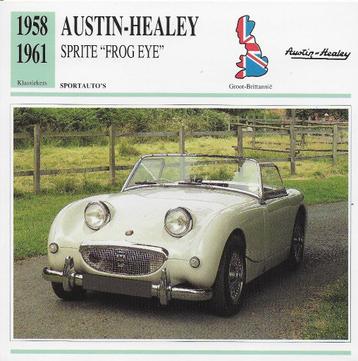 Ma642 autokaart austin healey sprite frog eye (1958 - 1961 beschikbaar voor biedingen