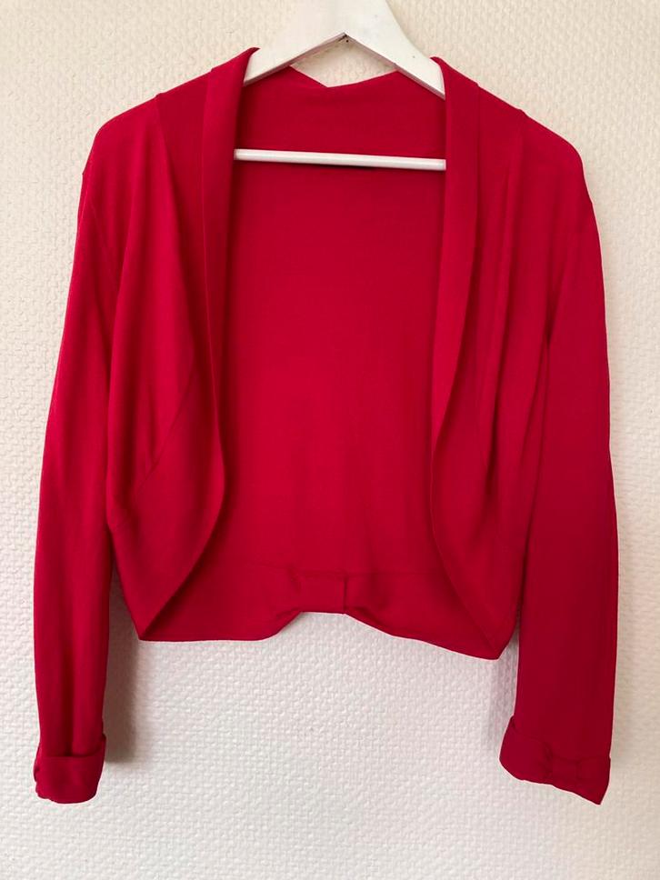 STEPS Fuchsia Roze Bolero Vest Maat Maat XL = M, Kleding | Dames, Truien en Vesten, Zo goed als nieuw, Maat 38/40 (M), Roze, Verzenden