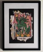 Eerbetoon aan Keith Haring van Lasveguix. Uniek werk, Ophalen of Verzenden