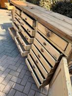 Robuust, werktafel, authentiek, sleutels,, Ophalen