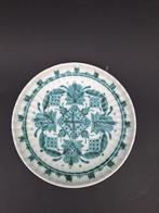 De porceleye Fles Royal Delft groen Bord, Ophalen of Verzenden