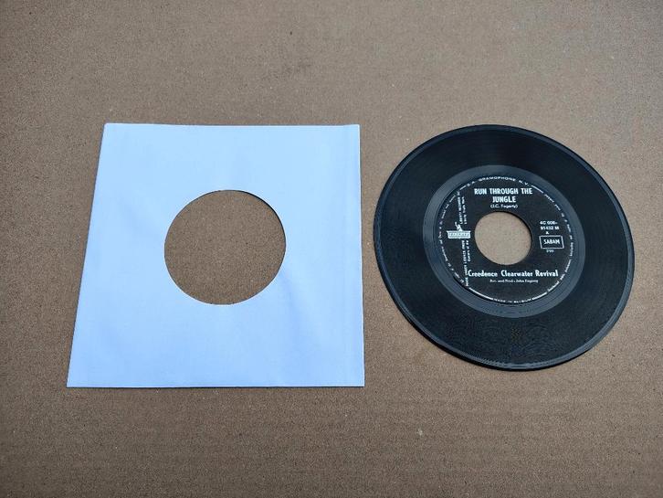 Single: CCR - Run Through The Jungle (1970), Cd's en Dvd's, Vinyl Singles, Gebruikt, Pop, 7 inch, Ophalen of Verzenden