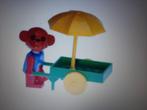 Fabuland Lego 3604 - Marc Monkey met Handkar, Ophalen of Verzenden, Zo goed als nieuw, Complete set, Lego