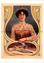 De versierde mens, Friedländer, circus en kermis, Verzenden, 1980 tot heden, Ongelopen, Cultuur en Media