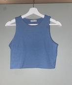 blauwe crop top loavies, Kleding | Dames, Tops, Verzenden, Blauw, Loavies, Zo goed als nieuw