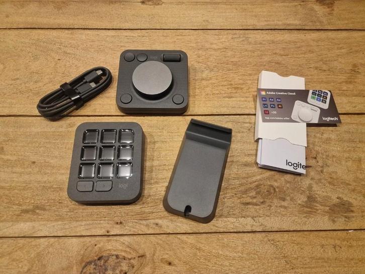 Logitech MX Creative Console, Computers en Software, Toetsenborden, Zo goed als nieuw, Overige indelingen, Bedraad, Multimediatoetsen