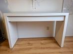 Malm witte toilettafel met lade 120x41cm, Huis en Inrichting, Tafels | Kaptafels, Ophalen, 100 tot 150 cm, Zo goed als nieuw, Minder dan 100 cm