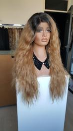Basic Lace Pruik: Uitgroei naar Bruinblond, Vol! Diepe slag, Sieraden, Tassen en Uiterlijk, Ophalen of Verzenden, Nieuw, Pruik of Haarverlenging