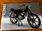 YAMAHA RD RD50 50 BROCHURE FOLDER NIEUWSTAAT NEDERLANDS, Ophalen of Verzenden, Zo goed als nieuw