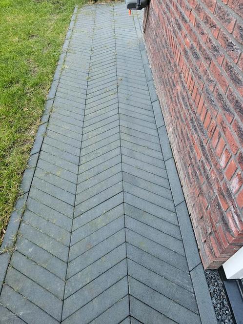 Gratis ~80 stuks stenen voor Hongaarse punt effect, Tuin en Terras, Terrasdelen en Vlonders, Gebruikt, Ophalen