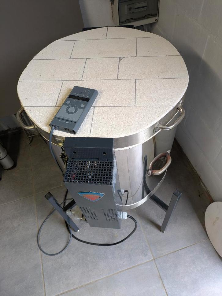 Keramiekoven keramikos 60L 1260C + bentrup TC66 regelaar, Hobby en Vrije tijd, Pottenbakken, Gebruikt, Ophalen