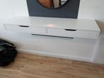 Wandplank Ikea EKBY ALEX / RAMSHULT wit, Ophalen, 100 tot 150 cm, 1 of 2 laden, Zo goed als nieuw