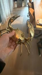 Gouden Krab - Decoratief Beeld, Ophalen of Verzenden