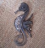 Vintage zeepaard met stukjes schelp., Ophalen of Verzenden