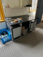 Prachtig stevig oud design bureau, Ophalen, Gebruikt, Bureau