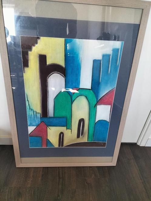 Abstract werk Tity Maat, Antiek en Kunst, Kunst | Schilderijen | Abstract, Ophalen