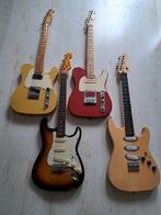 Telecaster Style en Stratocaster Style gitaren., Muziek en Instrumenten, Snaarinstrumenten | Gitaren | Elektrisch, Ophalen, Gebruikt