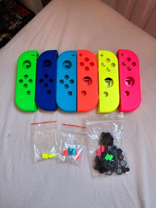 Nintendo Switch Joycon Behuizing, Spelcomputers en Games, Spelcomputers | Nintendo Consoles | Accessoires, Zo goed als nieuw, Switch