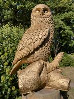 uil goud beeld bos tuin vijver owl yoga spiritueel bosdieren, Ophalen, Nieuw, Kunststof, Dierenbeeld