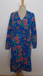 Blauw bloemen print jurkje van Lien & Giel! M, Kleding | Dames, Jurken, Maat 38/40 (M), Blauw, Nieuw, Ophalen of Verzenden