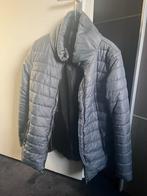 Jazlyn Grijze Gewatteerde winterjas - Maat 38, Kleding | Dames, Ophalen of Verzenden, Gedragen, Maat 38/40 (M), Grijs