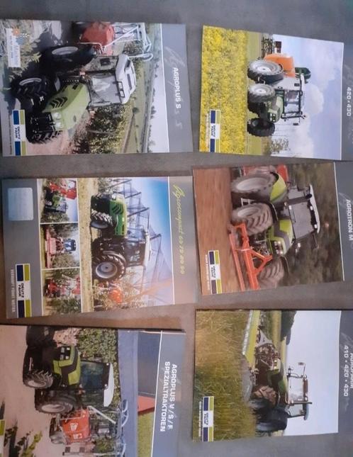 Deutz agrotron folders 33 stuks zie omschrijving, Boeken, Catalogussen en Folders, Ophalen of Verzenden