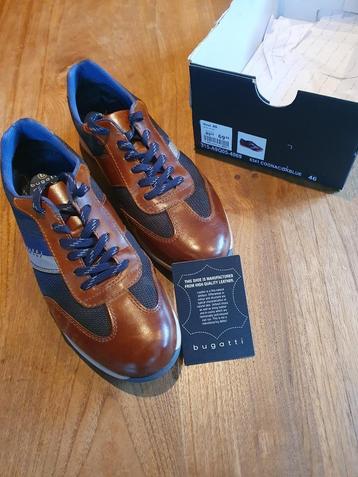 Herenschoenen Bugatti Maat 46, CONGAC/Bruin/DKBLUE beschikbaar voor biedingen