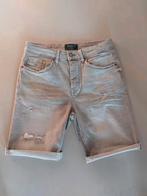 Jeans short slim / korte broek grijs Anti Blue maat S, Kleding | Heren, Spijkerbroeken en Jeans, Nieuw, Overige jeansmaten, Grijs