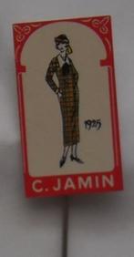 5 pins C.Jamin - kleding, Verzamelen, Speldjes, Pins en Buttons, Ophalen, Zo goed als nieuw, Figuurtje, Speldje of Pin