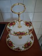 Royal Albert Country Rose etagere - 20cm bord, Huis en Inrichting, Woonaccessoires | Etagères, Ophalen of Verzenden, Gebruikt
