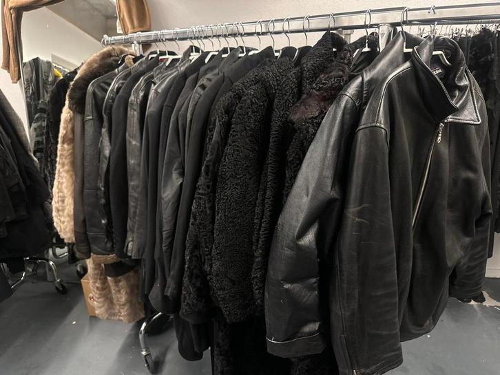 Grote partij colberts leren -en wollen jassen, afn, Kleding | Dames, Dames-kledingpakketten, Gedragen, Maat 38/40 (M), Ophalen of Verzenden