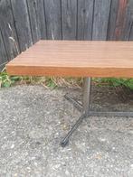 Vintage formika salontafel chrome poot, Huis en Inrichting, Tafels | Salontafels, Ophalen, Gebruikt, 100 tot 150 cm, Minder dan 50 cm