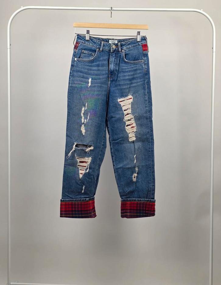 Tommy Hilfiger Gigi ripped Jeans w27, Kleding | Dames, Spijkerbroeken en Jeans, Gedragen, W27 (confectie 34) of kleiner, Blauw