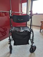 Duo Rollator en rolstoel in 1. Zwart met tasje. Multimotion, Ophalen, Gebruikt