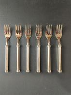 Verzilverde Gebaksvorken Rikkoert - 6 Stuks, Ophalen of Verzenden