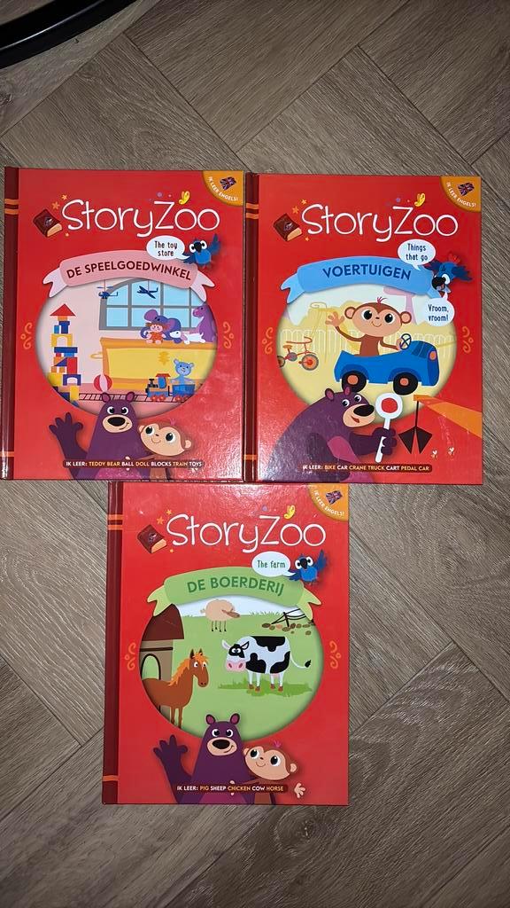 De speelgoedwinkel, voertuigen en de boerderij, Boeken, Kinderboeken | Baby's en Peuters, Zo goed als nieuw, Ophalen