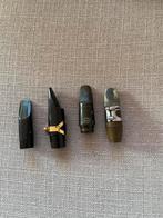 4 mondstukken, Muziek en Instrumenten, Blaasinstrumenten | Saxofoons, Ophalen of Verzenden, Gebruikt, Overige typen