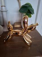 Ballonhond, goudkleurig decoratie, Ophalen of Verzenden, Zo goed als nieuw