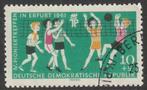 DDR 1961 827 Pioniers Volleybal, Gest, Postzegels en Munten, Postzegels | Europa | Duitsland, Ophalen of Verzenden, DDR, Gestempeld