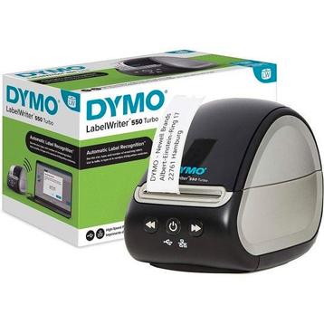 Dymo 550 Turbo Labelwriter + 2 rollen labels beschikbaar voor biedingen