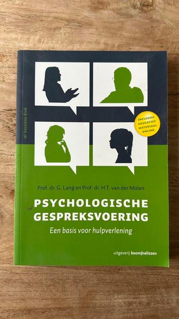 H.T. van der Molen - Psychologische gespreksvoering beschikbaar voor biedingen