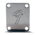 Fender Neck Plate (Big "F") voor Stratocaster & Telecaster, Ophalen of Verzenden, Nieuw, Elektrische gitaar