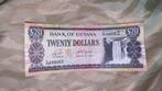 20 Guyana Dollar Bankbiljet, Postzegels en Munten, Munten en Bankbiljetten | Verzamelingen, Ophalen of Verzenden, Buitenland, Bankbiljetten