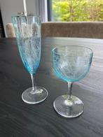 kristallen geslepen glazen, Ophalen